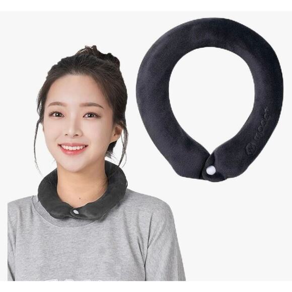 Neck Heating ring Neck warmer Microwavable heating‎ pad Personal heater Charcoal - Picture 1 of 7